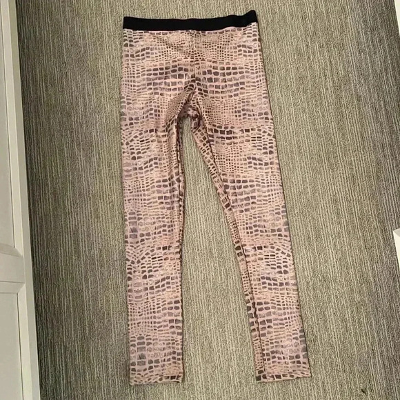 GRACE MEDIUM PINK AND DARK GRAY LEGGINGS - Picture 3 of 9